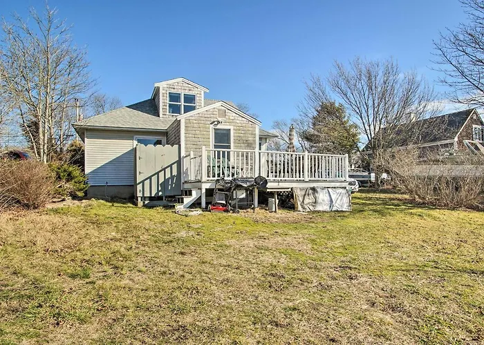 Pet-Friendly Hyannis Home With Deck And Stream Views!