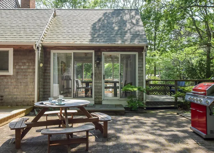 Sunroom Expansive Patio Fenced Yard Eastham